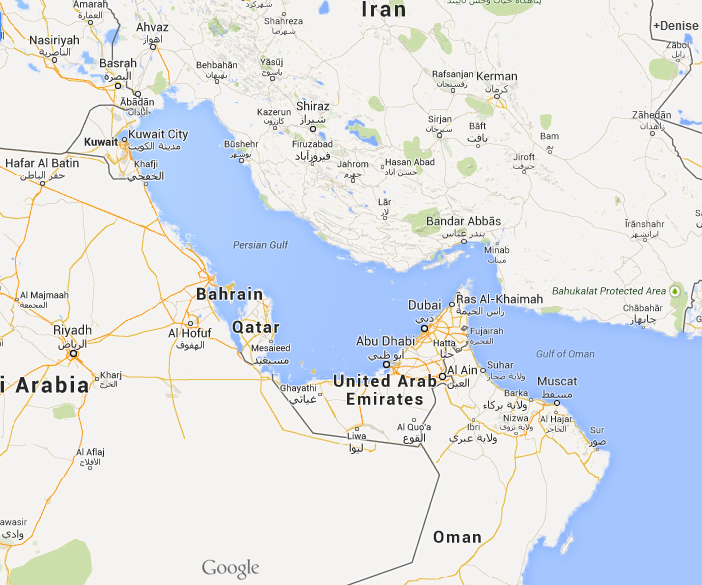 Bahrain on Google Maps